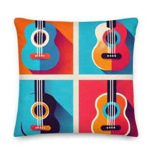 Coussin cadeau guitaristes