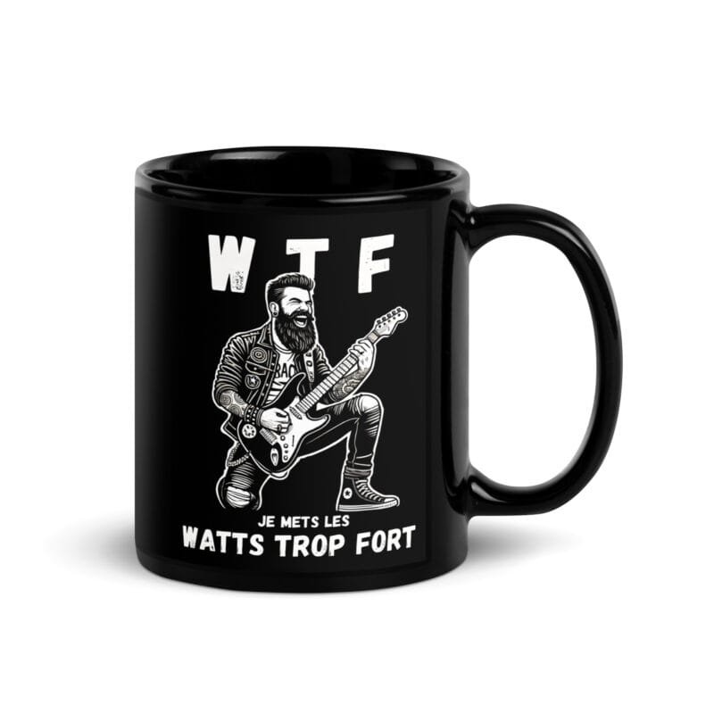 Tasse cadeau pour guitariste