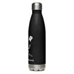 Bouteille d'eau guitariste retraité