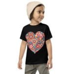 toddler-staple-tee-black-front-6791da84a0516.jpg T shirt enfant bébé coeur colorés