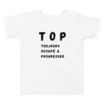toddler-staple-tee-white-front-67986fe536b34.jpg T-shirt personnalisé à offrir rigolo