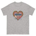 unisex-classic-tee-sport-grey-front-6789f224a480f.jpg Cadeau Mère coeur floral t shirt