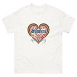 unisex-classic-tee-white-front-6789f224a7c27.jpg Cadeau Mère coeur floral t shirt
