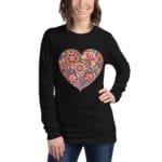 unisex-long-sleeve-tee-black-front-678f98c3035c3.jpg T shirt manche longue maman coeur