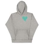 unisex-premium-hoodie-carbon-grey-front-678faf8ec30f6.jpg Sweatshirt à capuche Coeur Maman