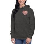unisex-premium-hoodie-charcoal-heather-front-678fb09753f16.jpg Sweatshirt à capuche Coeur