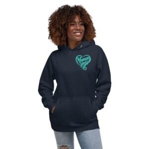 Sweatshirt à capuche Coeur Maman
