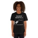unisex-staple-t-shirt-black-front-678b4f3ab5f27.jpg T-shirt Charge mentale cadeau