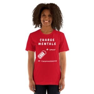 T-shirt Charge mentale cadeau