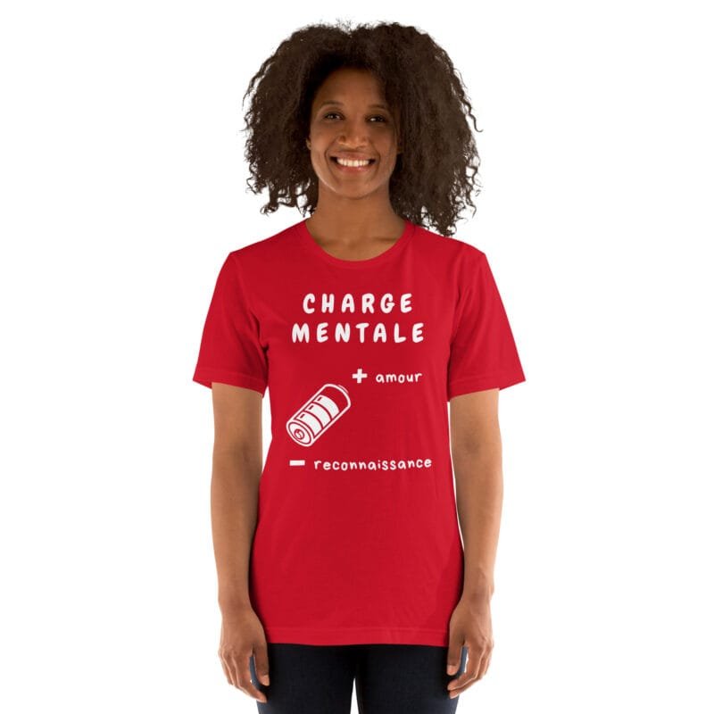 T-shirt Charge mentale cadeau