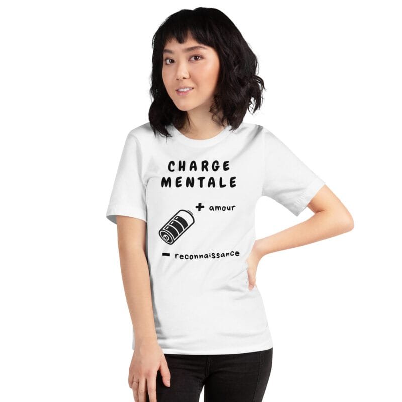 T-shirt à offrir charge mentale amour