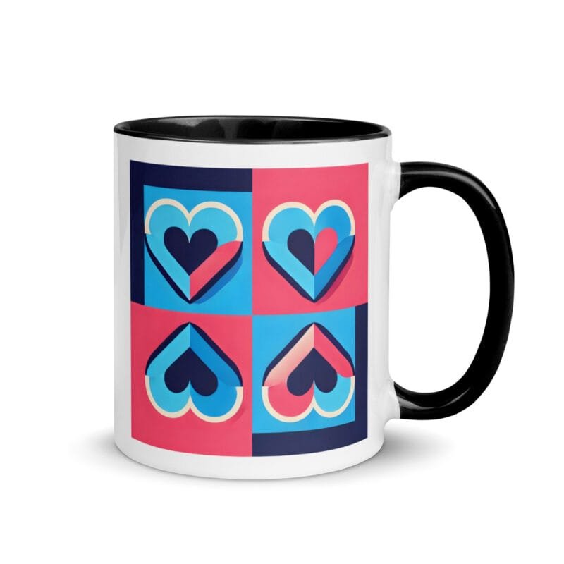 Mug Rose et Bleu
